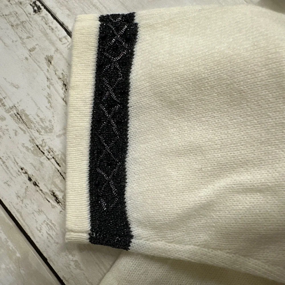 Vintage‎ Y2K 90s Womens Tunic Cardigan Size L Minimalist Old Money Grannycore